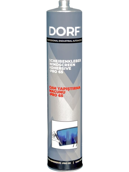 Dorf Oto Cam Yapıştırma Macunu Pro 65 Siyah Kartuşlu 310ML Made In Germany