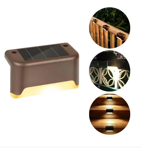 QASUL 4lü Set Güneş Enerjili Led Su Geçirmez Modern Solar Panel Işık Seti Dış Mekan Dekorasyonu - 5