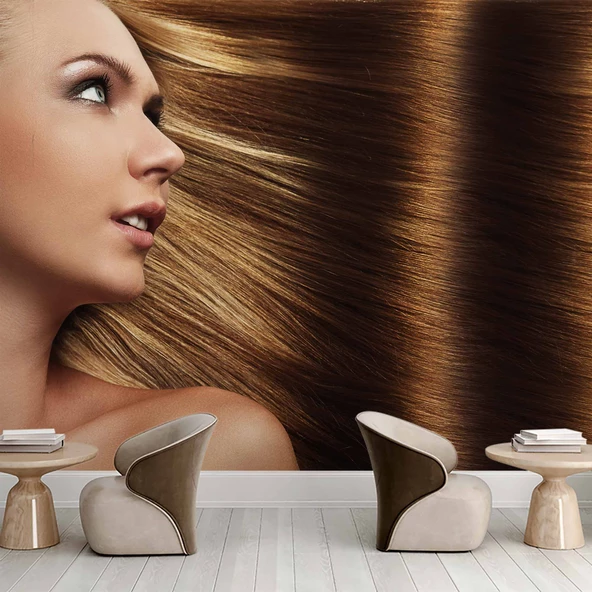 Güzellik Salonu Duvar Kağıdı Baskı - Resim 3