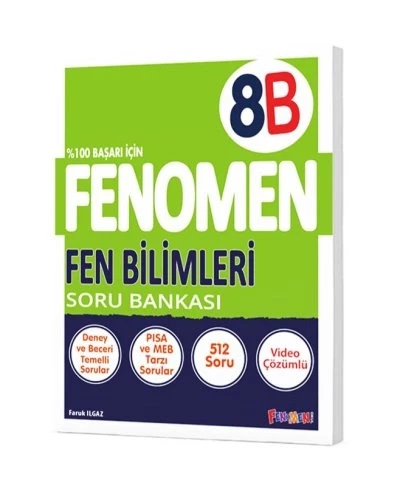 Fenomen Okul Yayınları Lgs 8. Sınıf Fen Bilimleri B Soru Bankası
