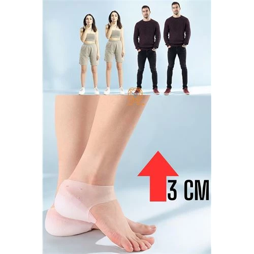 ModaCar 3 Cm Boy Yükseltici Taban Rahatlatıcı Gizli Jel