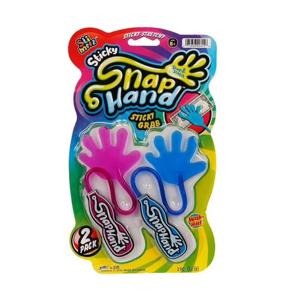 Sticky  Snap Hand Eğlenceli 2'li yapışkan el - 3