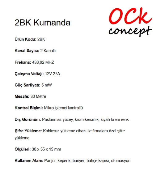 Cuppon 2BK Kumanda - 3