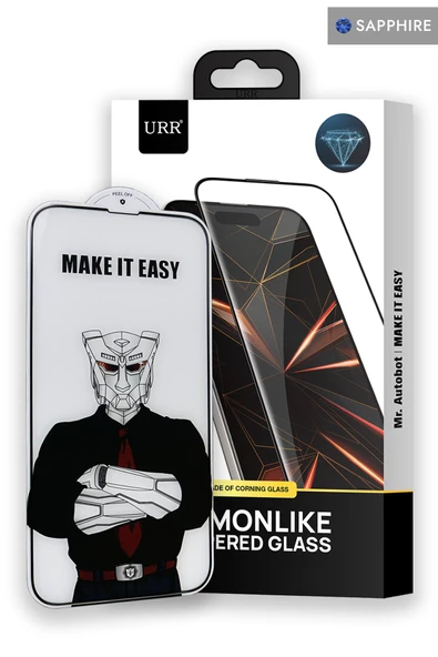 URR iPhone 14 Pro Max Diamonlike Corning Glass 3X Shatterproof Sapphire Cam Ekran Koruyucu