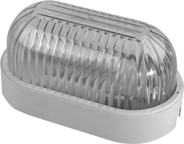 ÇETSAN ZİYA-4 BEYAZ OVAL KAFESLİ GLOP ARMATÜR E-27 - 3