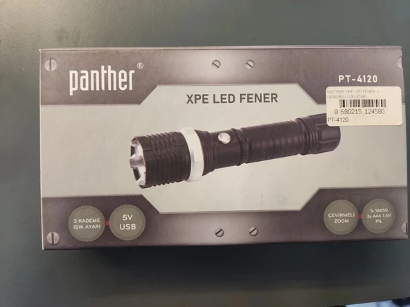 PANTHER XPE LED FENER 3 KADEMELİ IŞIK AYARI - 3