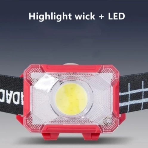 5w Ledli Madenci Kafa Lambası Feneri 3*AA Kalem Pil İle Çalışır - 4