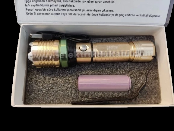 PANTHER XPE LED FENER 3 KADEMELİ IŞIK AYARI