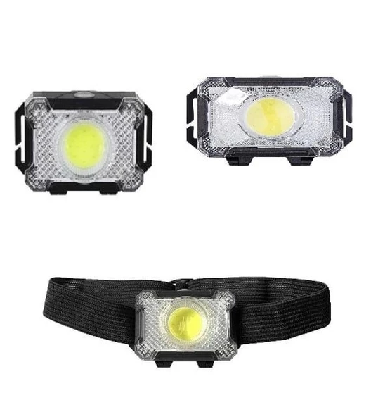 5w Ledli Madenci Kafa Lambası Feneri 3*AA Kalem Pil İle Çalışır - 3