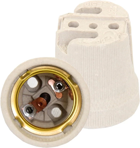 Üniversal E-27 Porselen Duy (Genel Maksatlı Kullanım)