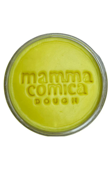 Mammacomica Dough Tekli Doğal Oyun Hamuru - Yellow 130gr