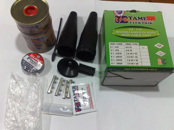 TAMER 3X16+10 KABLO İÇİN REÇİNELİ EK MUF - 2