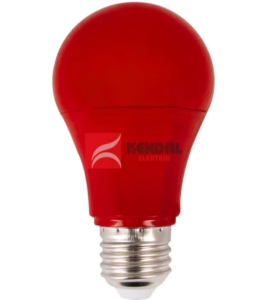 K2 KIRMIZI 5W RENKLİ LED AMPUL E-27 420 LÜMEN