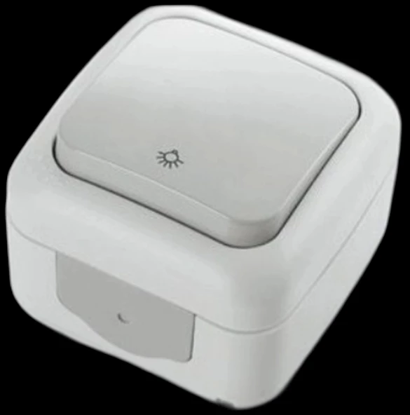 VİKO Palmiye Nemliyer Light Anahtar IP54