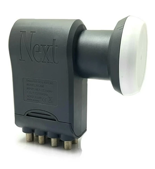 NEXT YE-808 8li Platinum Sekizli LNB 0.1dB Full HD 4K Universal LNBF Kaliteli (Elenbi) - 4