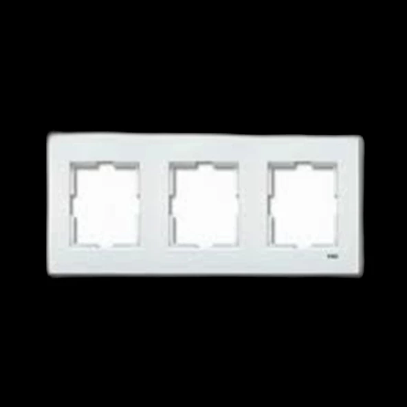 VİKO KARRE BEYAZ ÜÇLÜ ÇERÇEVE