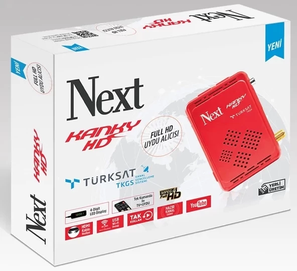 NEXT Kanky Mini Full HD Uydu Cihazı Akıllı Kumanda - 2