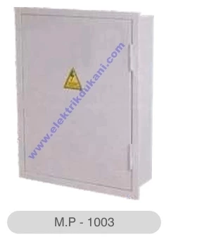 MERT 1003 Sıva Altı 3 Monofaze Sayaçlı Sac Pano S. A.