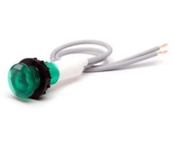 ENDER 10mm YEŞİL Kablolu Sinyal Lambası 10Q 220v