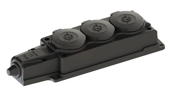 NEAD 1X16 Üçlü Kauçuk Grup Priz 220v