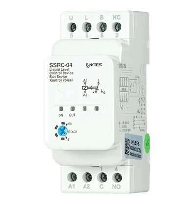 ENTES SSRC-04 Sıvı Seviye Algılama Rölesi Hassasiyet Aayarlı 220v (Elektrotlar Hariç)