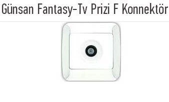 GÜNSAN FANTASY TEKLİ UYDU PRİZ F KONNEKTORLÜ