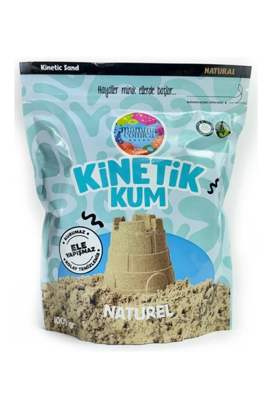 Mammacomica Dough Naturel Kinetik Kum - 1000 gr