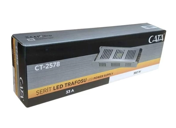 CATA 12V 30A ŞERİT LED ADAPTÖRÜ SLİM 30 A POWER 400W