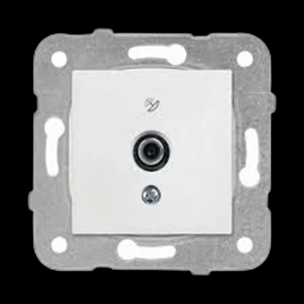 VİKO KARRE / MERIDIAN BEYAZ TV PRİZİ F KONNEKTÖRLÜ SONLU