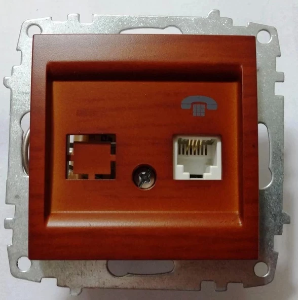 EL-Bİ ZENA KİRAZ NUMERİS TELEFON PRİZİ RJ-11 CAT-3