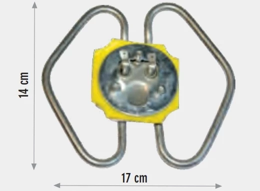 ENDER Kelebek Model 1200w Semaver Çaymatik Çay Kazanı Rezistansı 220V 6.5 ? Cr-Ni
