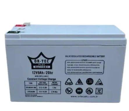 12v 9A Kuru Bakımsız Akü UPS Güç Kaynağı Akülü Sırt Motoru Aküsü Vs.