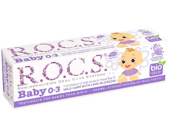 Rocs Baby Ihlamur Özlü Diş Macunu 45 g (0-3Yaş) - 2