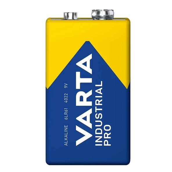 VARTA 9v Kare Pil Alkaline Idustrial 9 Volt Pil