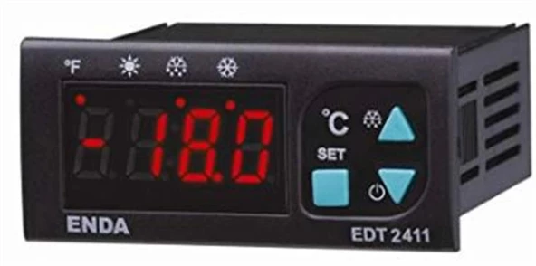 ENDA 75x35 -60...+150?C Derece Dijital Termostat 2xNTC Çift Röle Çıkışlı (2 Prob Dahil)