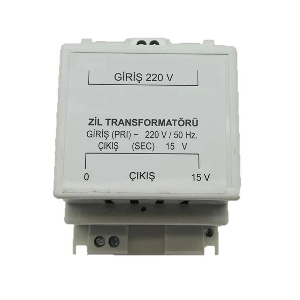 15W Kapı Otomatiği Ve Zil Trafosu 12V 15W