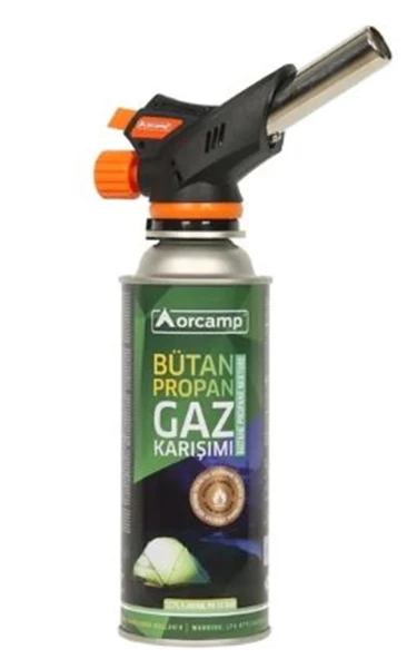 ORCAMP Çakmaklı Pürmüz Seti Kartuş Tüp + Çakmak Başlık 227gr (cx500+227)