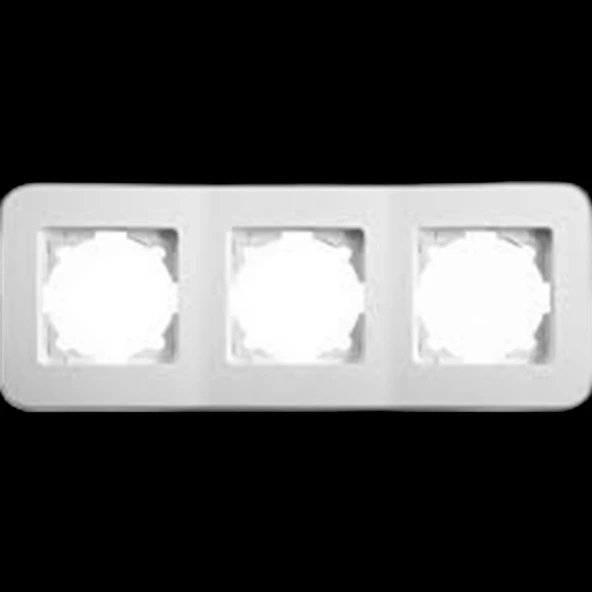 VİKO ROLLİNA BEYAZ ÜÇLÜ ÇERÇEVE