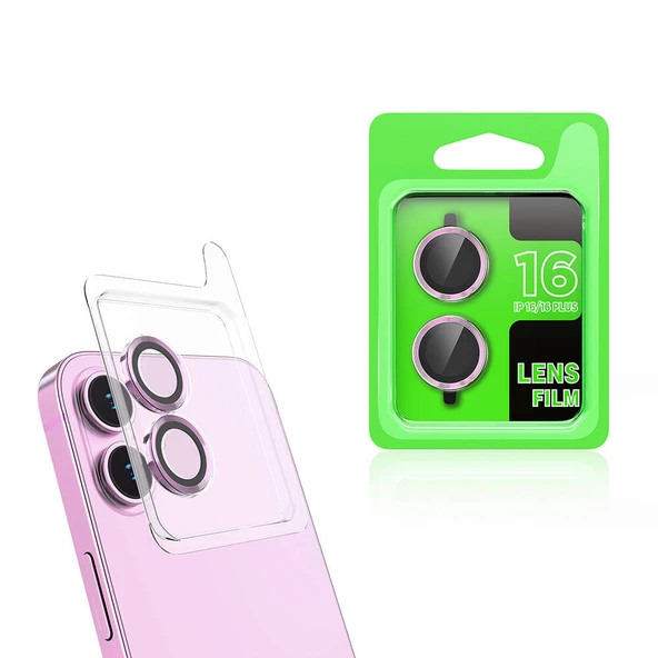 Apple iPhone 16 Zore CL-07 Kamera Lens Koruyucu - 2