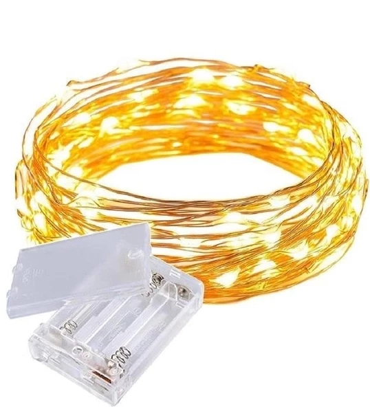 10mt Pilli Süsleme Ledi GÜNIŞIĞI Peri Led (10 Metrelik)