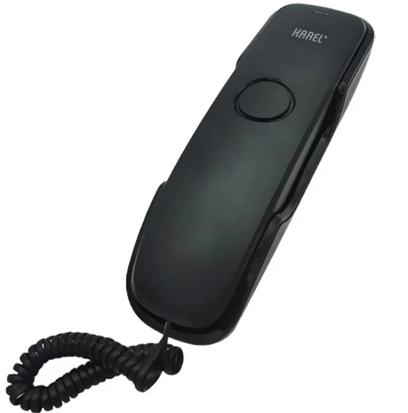 KAREL KABLOLU DUVAR TELEFON BEYAZ-SİYAH - 2