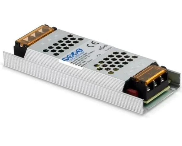 NOAS Süper Slim 12v 5A Şerit Led Trafosu 60w IP20 (12 Volt 5 Amper 5mt ye Kadar Kullanım İçin Uygundur)