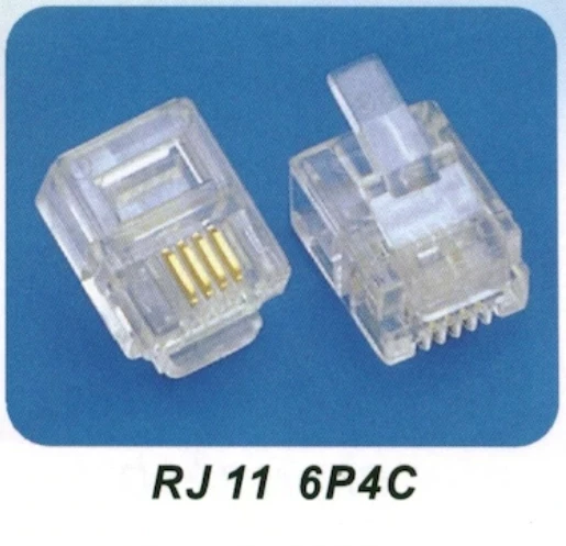 ENDER RJ11 TELEFON JAKI PLUG 6P 4C