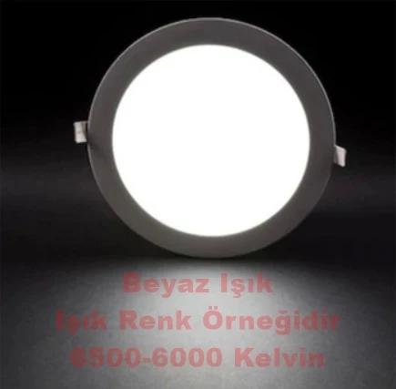 LUSTER 3W YUVARLAK LED PANEL SPOT 4000K - Resim 2