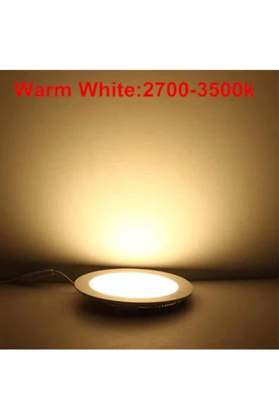 Luster 18W Yuvarlak Sıvaaltı Led Panel Spot 3500K - 2