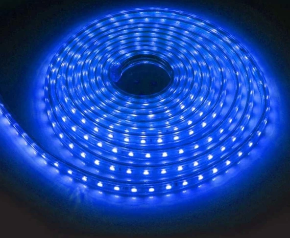 LUSTER 220V HORTUM LED MAVİ 1 METRE - Resim 2