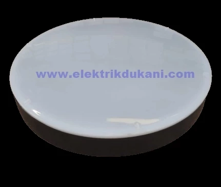 LUSTER 18W S.Ü. DOLUNAY LED ARMATÜR SİYAH KASA 6500K - 2