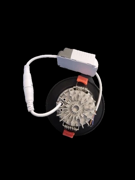 LUSTER 7W SPOT BELİNDA SİYAH KASA 6500K - Resim 3