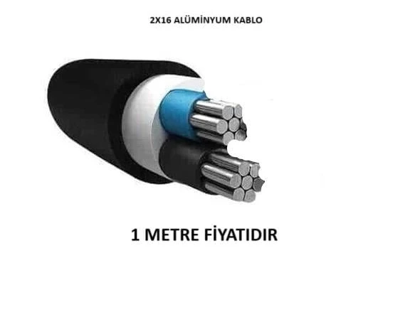 2x16mm NAYY Yer Altı Alvinal Kablo (Aliminyum Yer Altı Elektrik Kablosu)