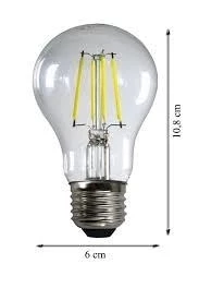 HEKA 6W RUSTİK LED AMPUL BEYAZ 6500K ŞEFFAF - 2